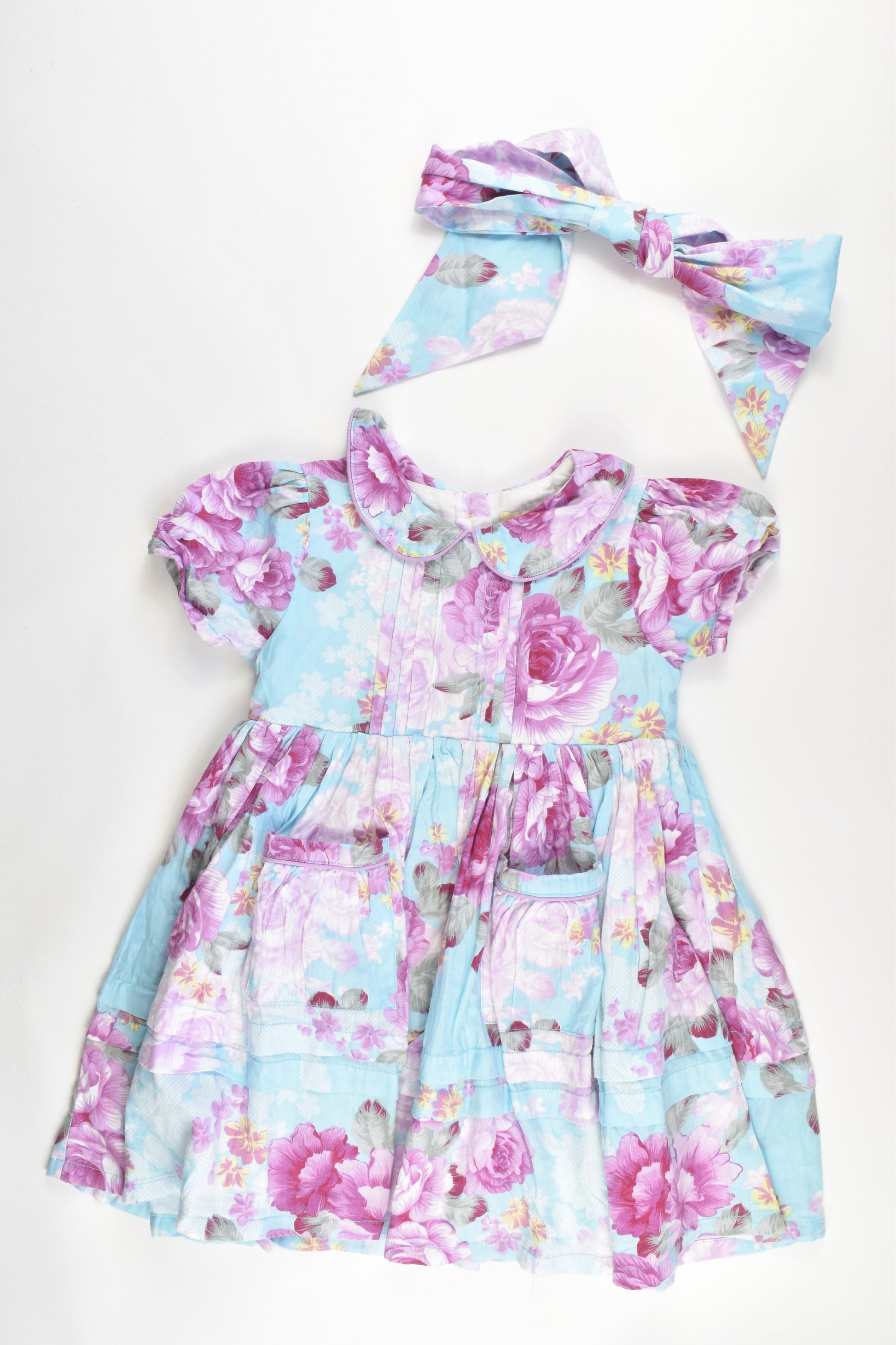 Annabelle Boutique Size 4 Dress and matching Head Wrap