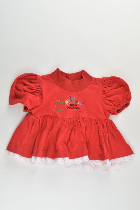 Apple House (AU) Size 00 Vintage '100% Natural' Blouse