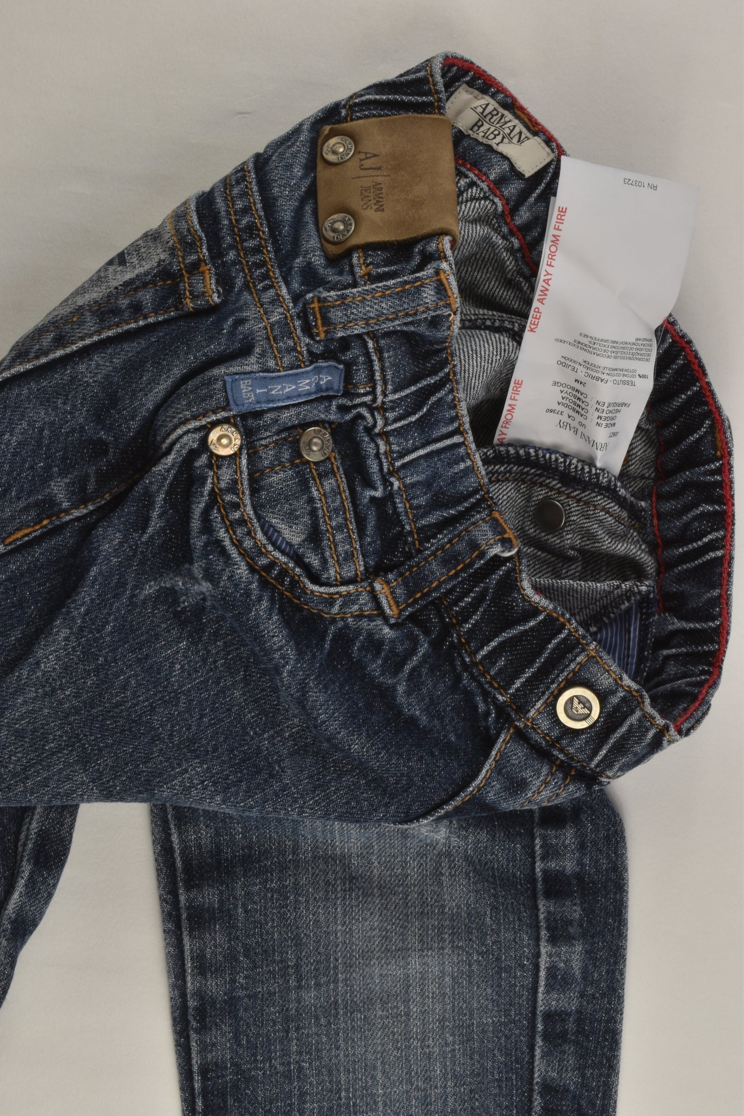 Armani Baby Size 2 (24 months, 92 cm) Denim Pants