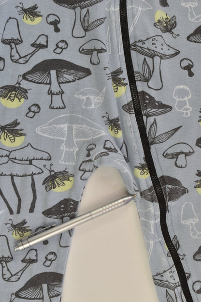 Aster & Oak Organic (AU) Size 2 Mushrooms Zip Romper