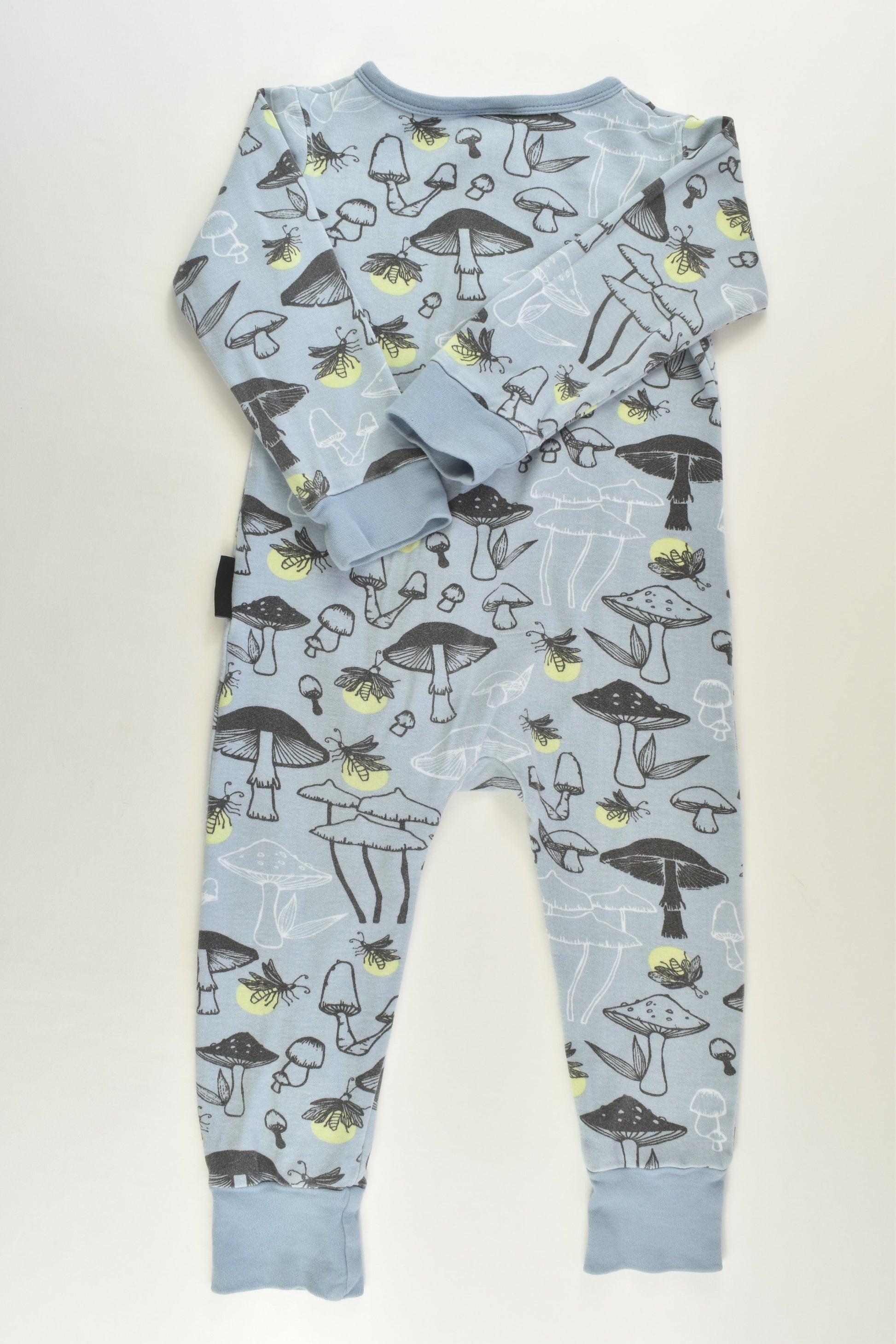 Aster & Oak Organic (AU) Size 2 Mushrooms Zip Romper