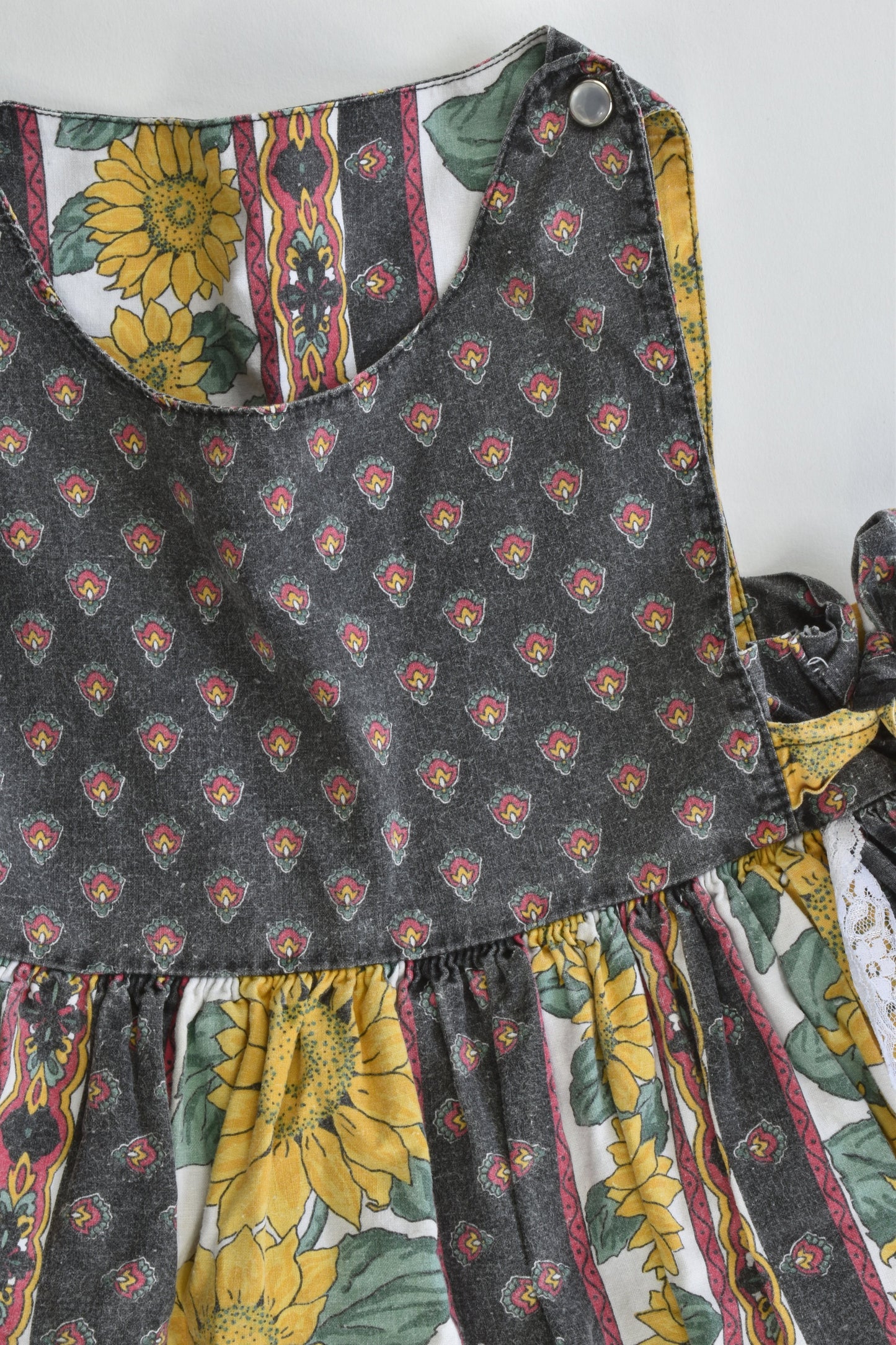 Atelier Provencal (France) Size 2 Sunflowers Dress