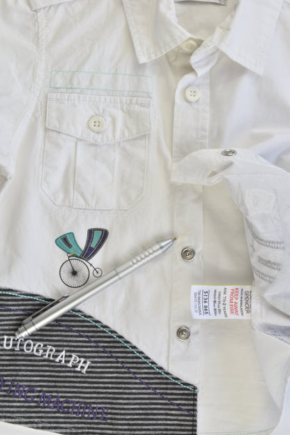 Autograph by Marcs & Spencer Size 1-2 (90 cm) Hot Air Balloon Collared Shirt