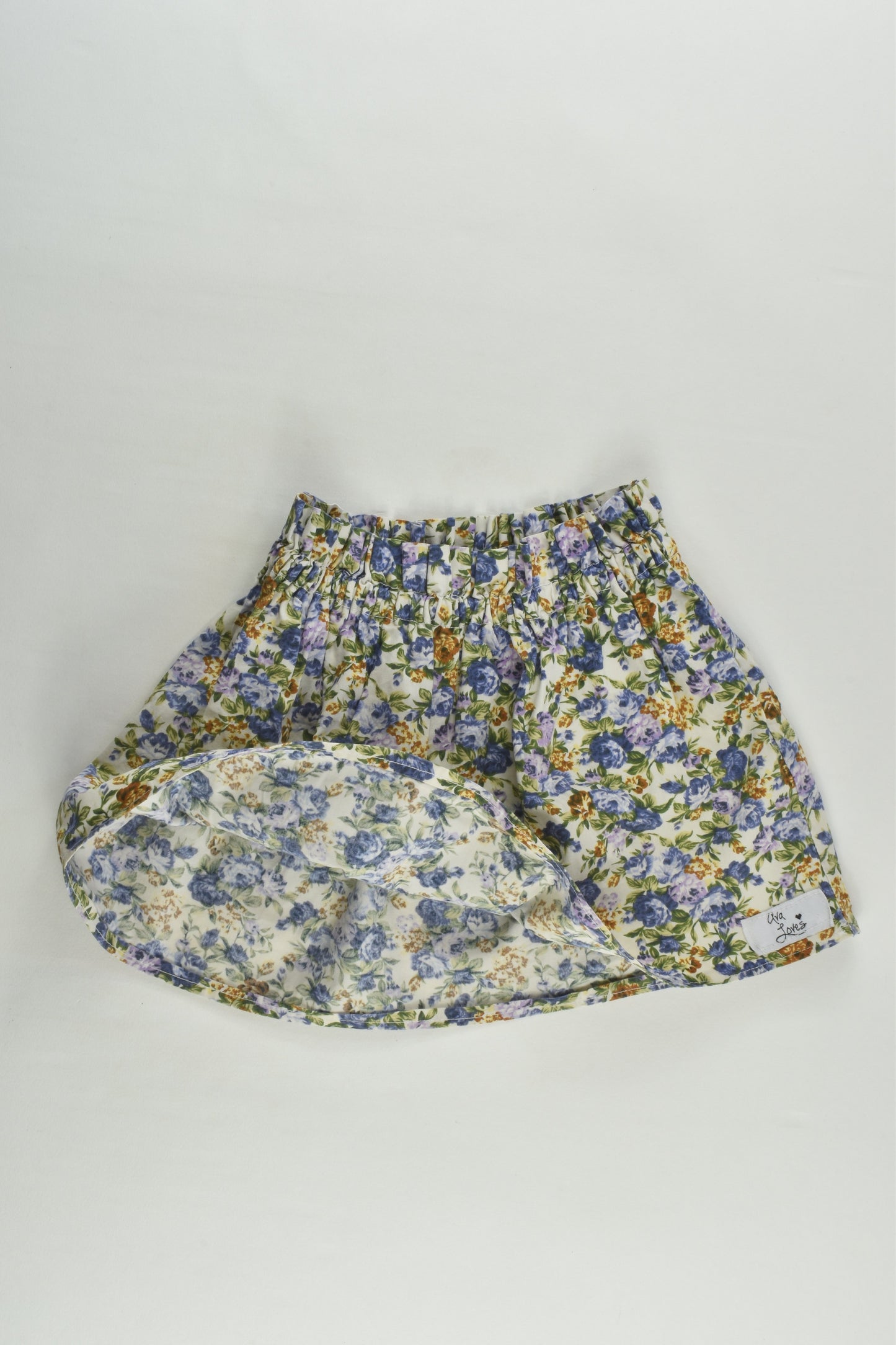 Ava Loves Size approx 1 Handmade Floral Skirt