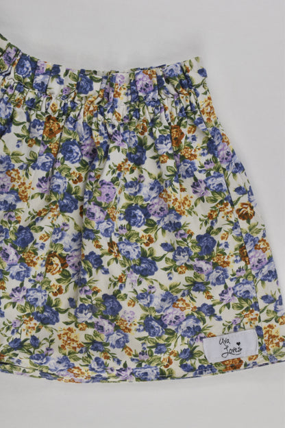 Ava Loves Size approx 1 Handmade Floral Skirt