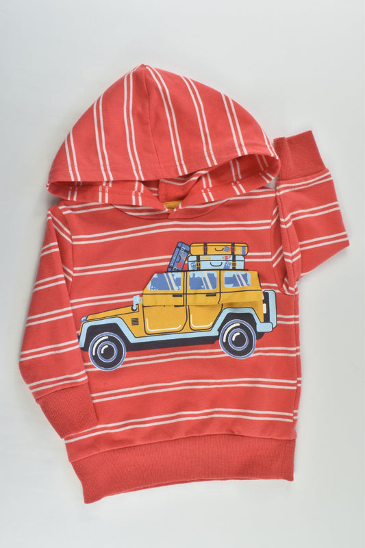 B Collection Size 1 Safari Animals Hooded Jumper