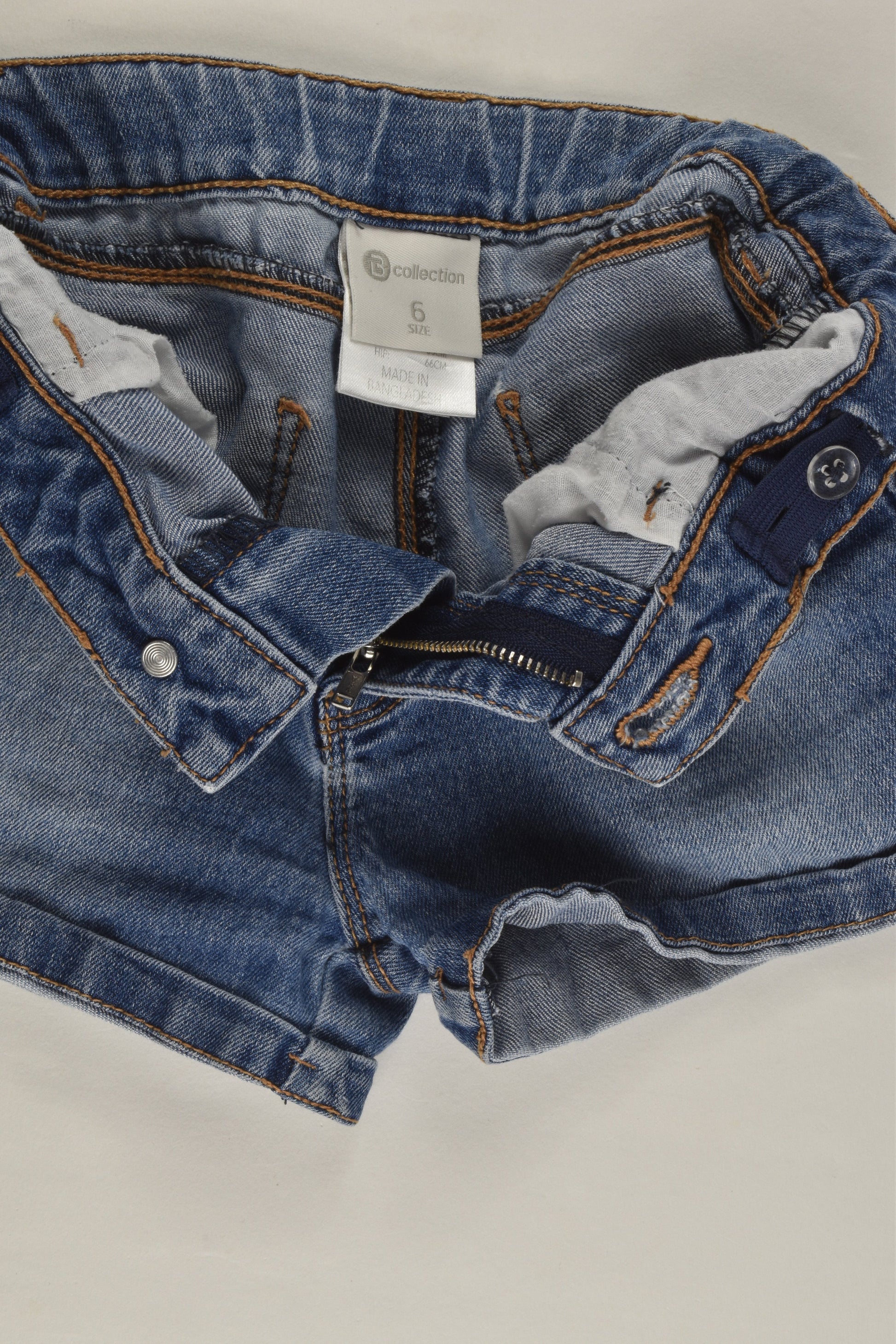 B Collection Size 6 Denim Shorts