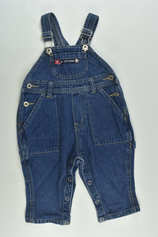 B Options by Target Size 00 Vintage Denim Overalls
