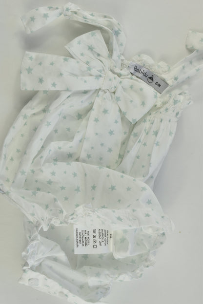 Babidu (Spain) Size 00 (6 months) Stars Short Romper