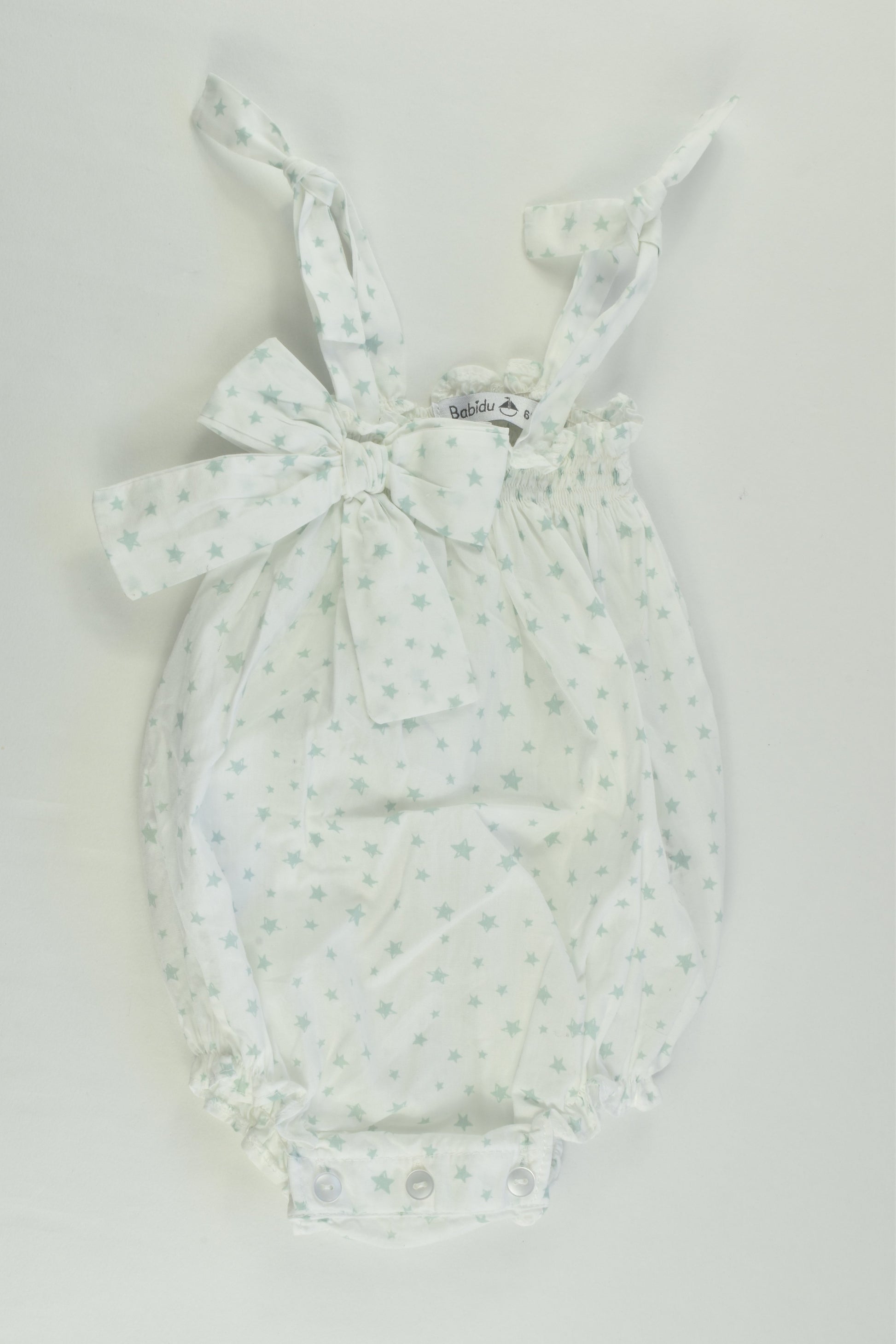 Babidu (Spain) Size 00 (6 months) Stars Short Romper
