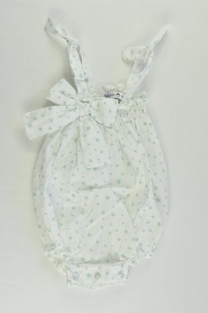Babidu (Spain) Size 00 (6 months) Stars Short Romper