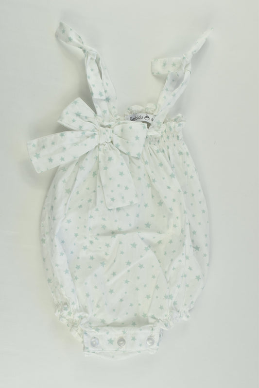 Babidu (Spain) Size 00 (6 months) Stars Short Romper