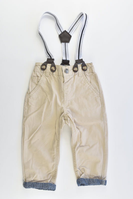 BabiesRus Size 00 (6-9 months, 68 cm) Suspender Pants