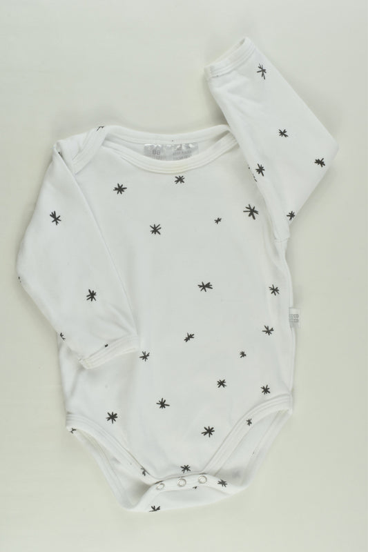 Babu Size 00 (3-6 months) Stars Bodysuit