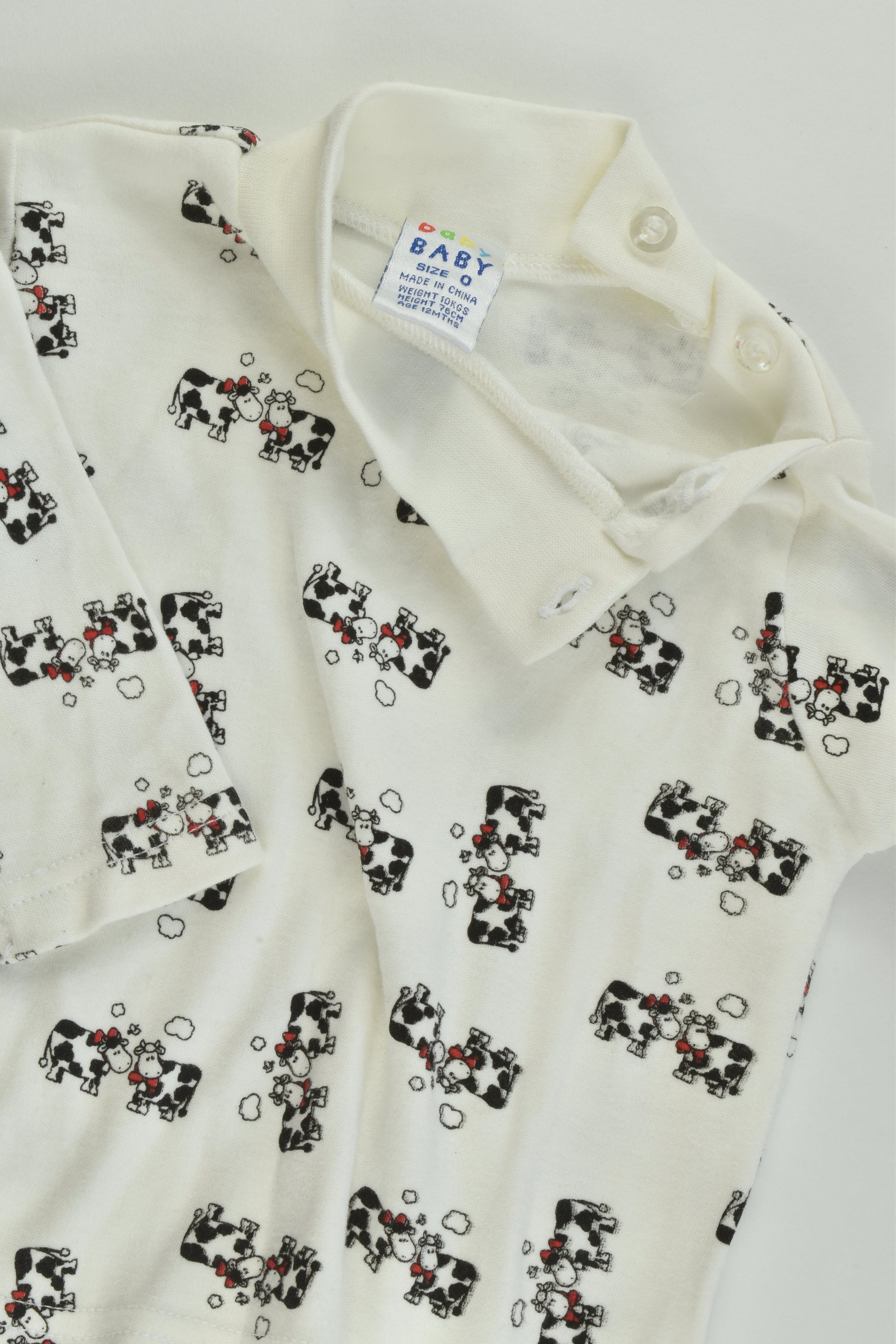 Baby Baby Size 0 Cows Top