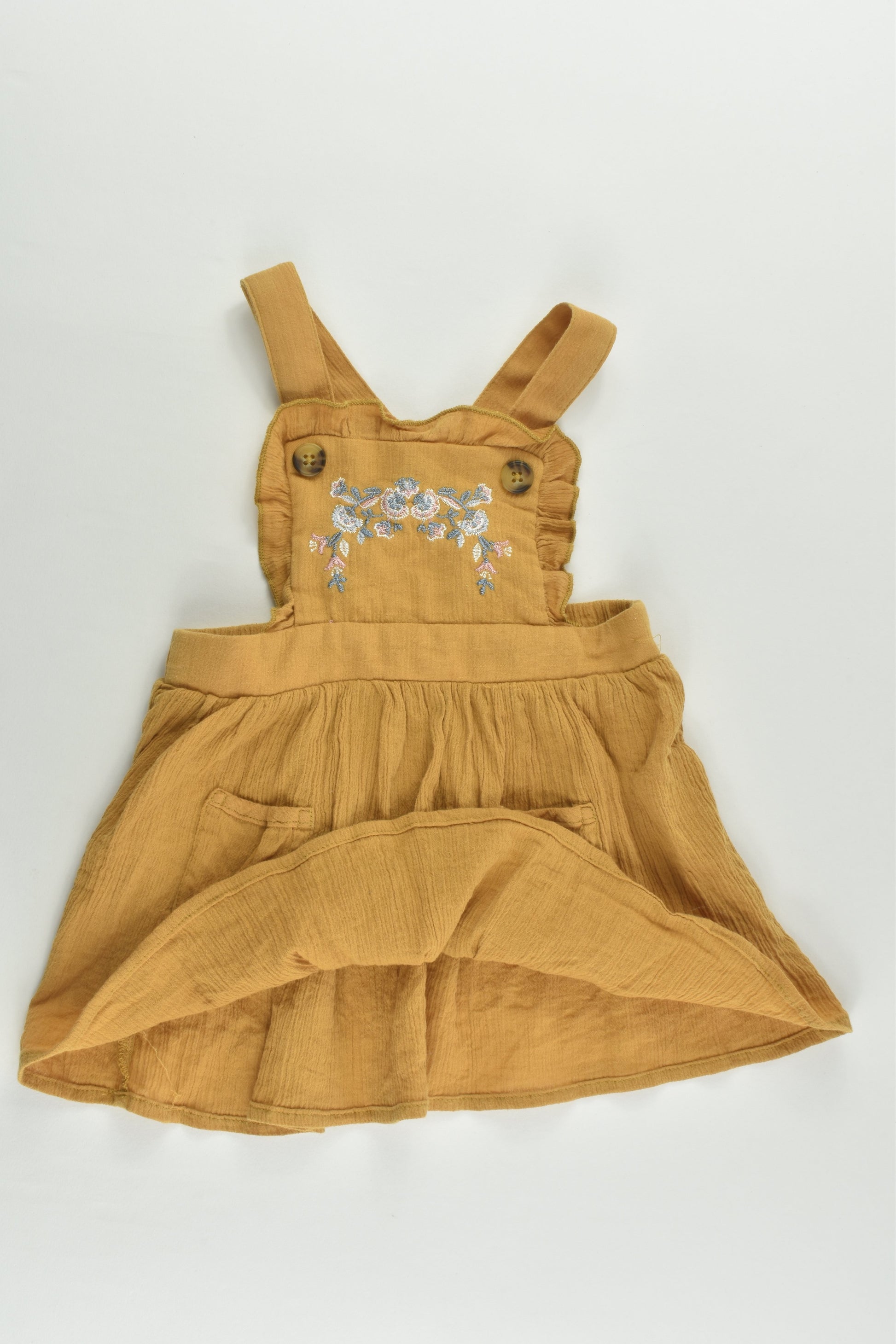Baby Baby Size 00 (3-6 months) Mustard Dress – MiniMe Preloved