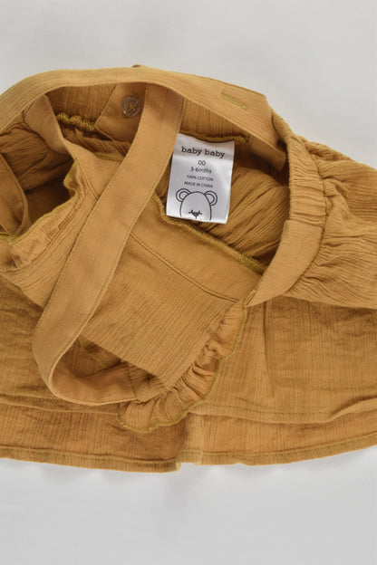 Baby Baby Size 00 (3-6 months) Mustard Dress
