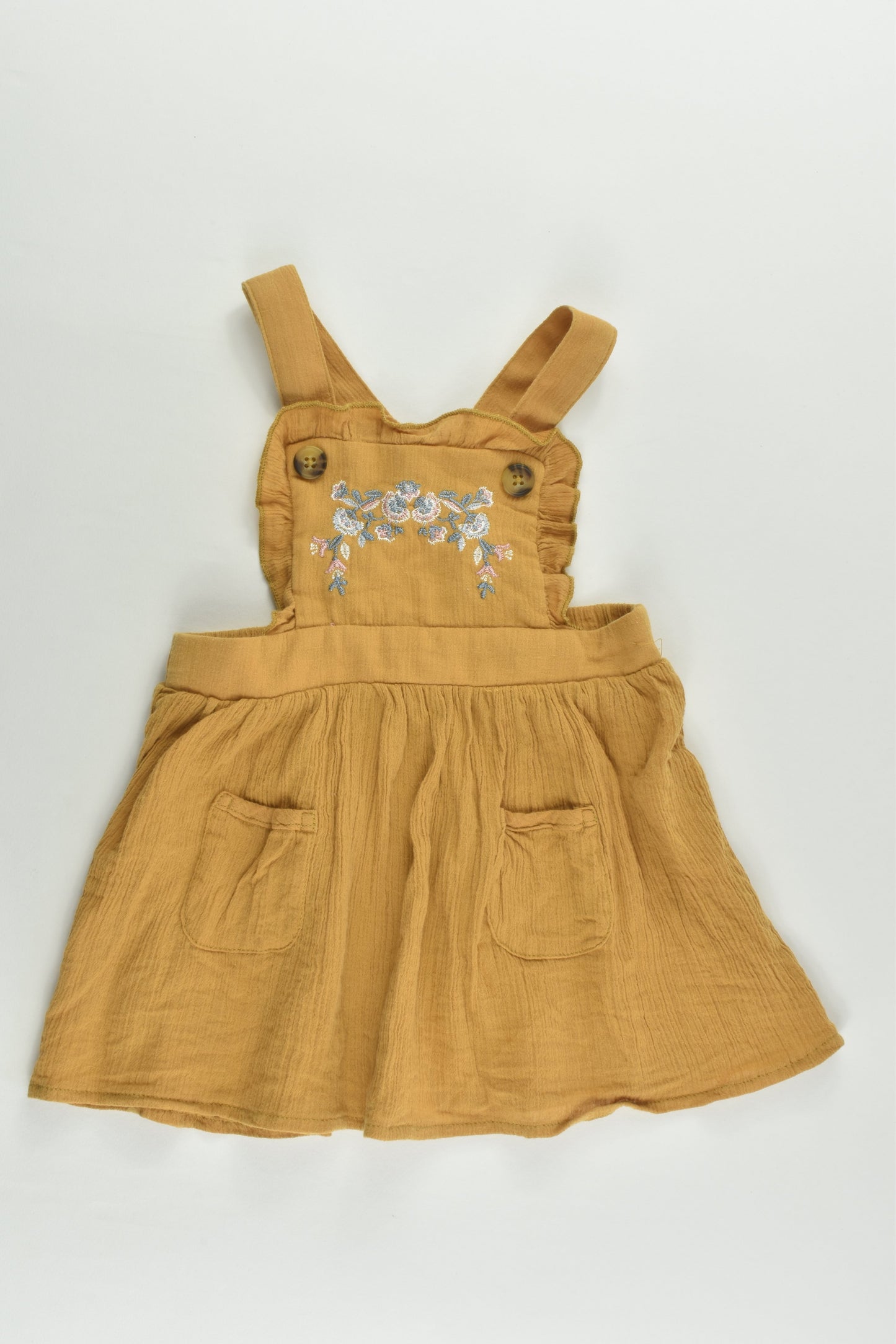 Baby Baby Size 00 (3-6 months) Mustard Dress