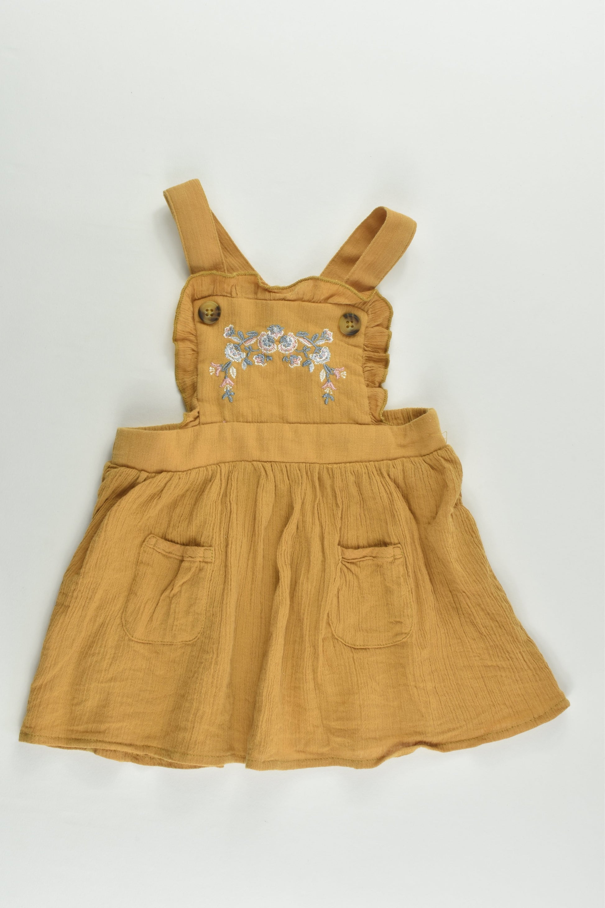 Baby Baby Size 00 (3-6 months) Mustard Dress – MiniMe Preloved