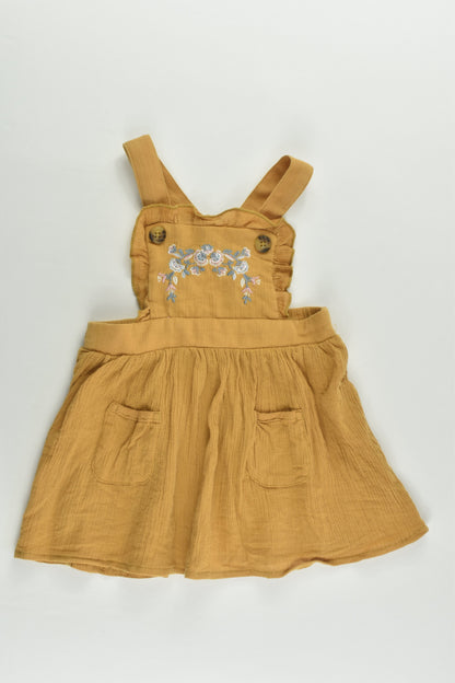 Baby Baby Size 00 (3-6 months) Mustard Dress