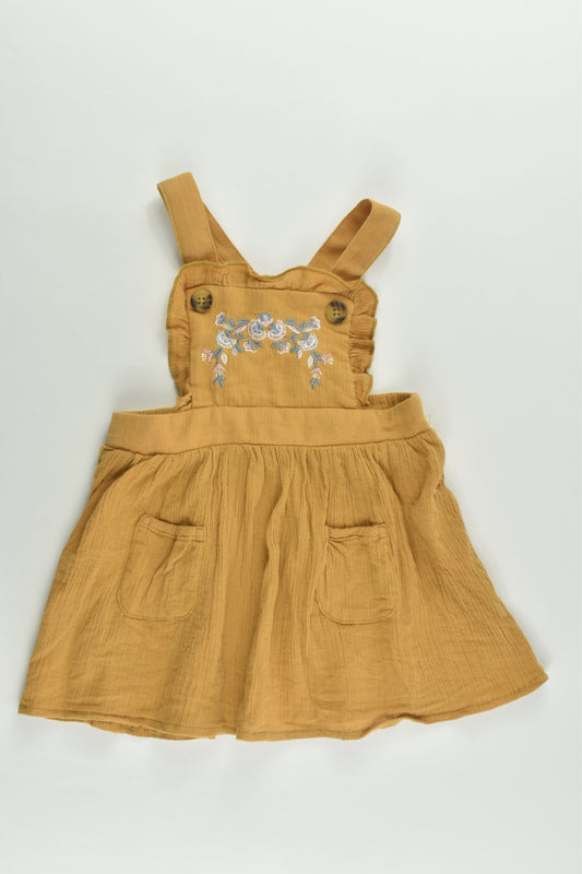 Baby Baby Size 00 (3-6 months) Mustard Dress