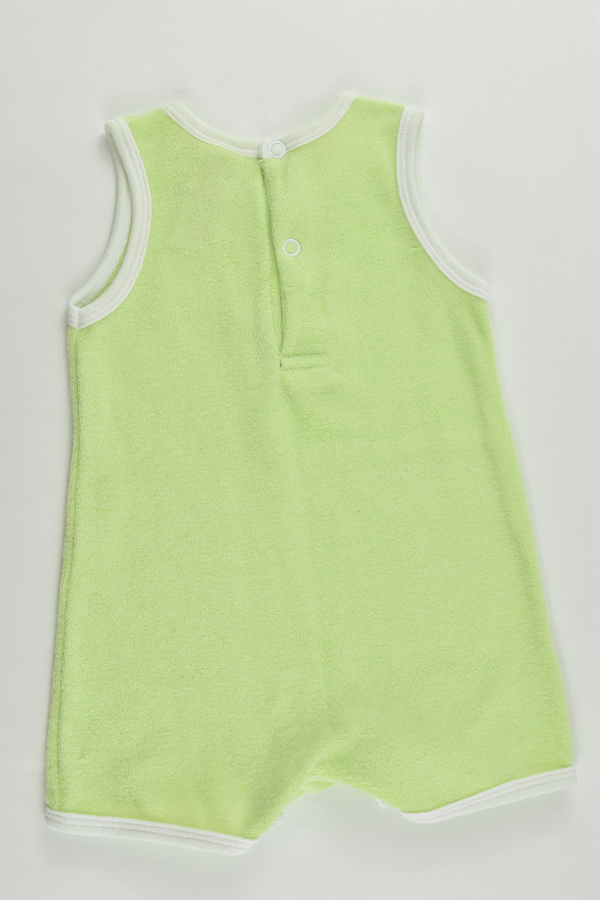 Baby Baby Size 0000 (Newborn, 54 cm) Vintage (?) Fish Terry Playsuit