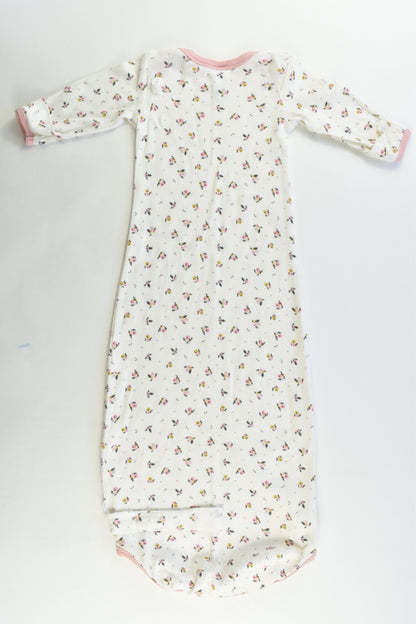 Baby Berry Size 0-3 months (000) Organic Floral Sleeping Bag