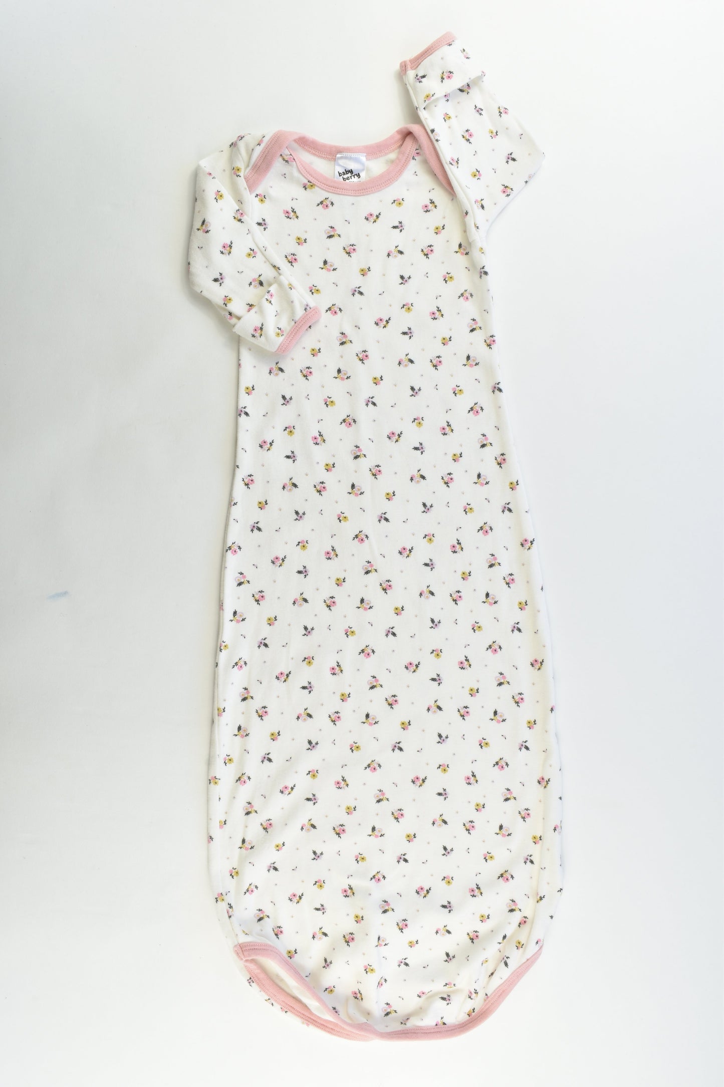 Baby Berry Size 0-3 months (000) Organic Floral Sleeping Bag
