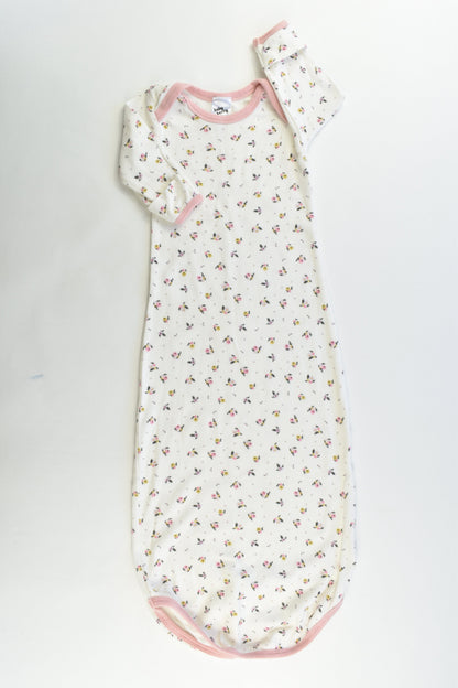 Baby Berry Size 0-3 months (000) Organic Floral Sleeping Bag