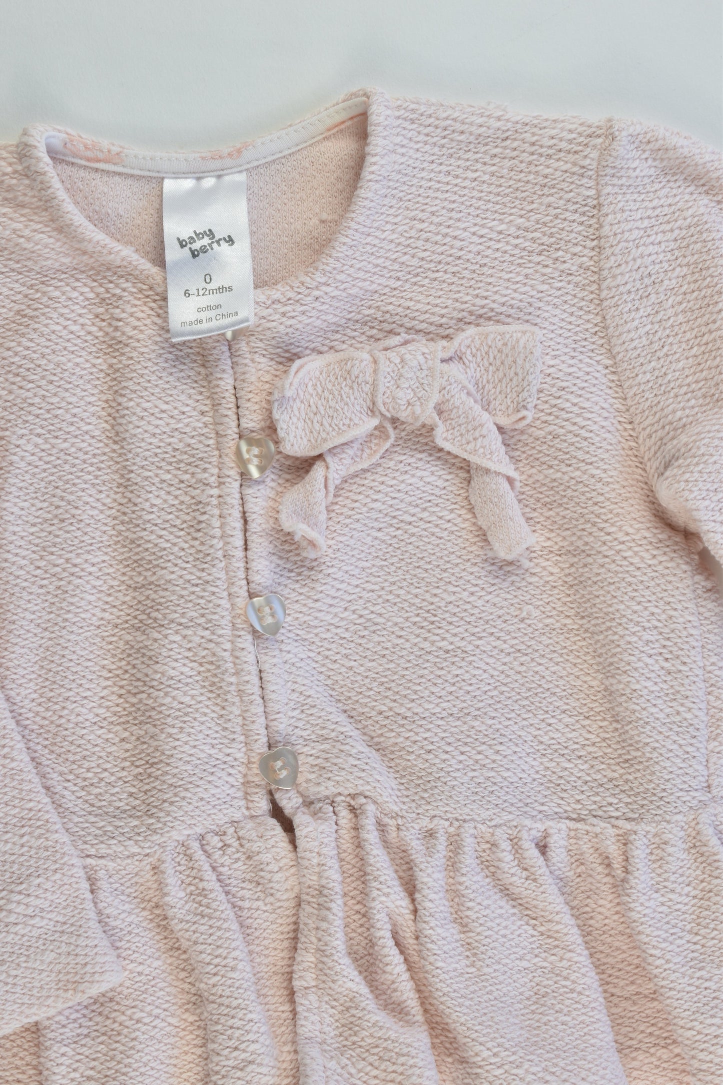 Baby Berry Size 0 Cotton Cardigan