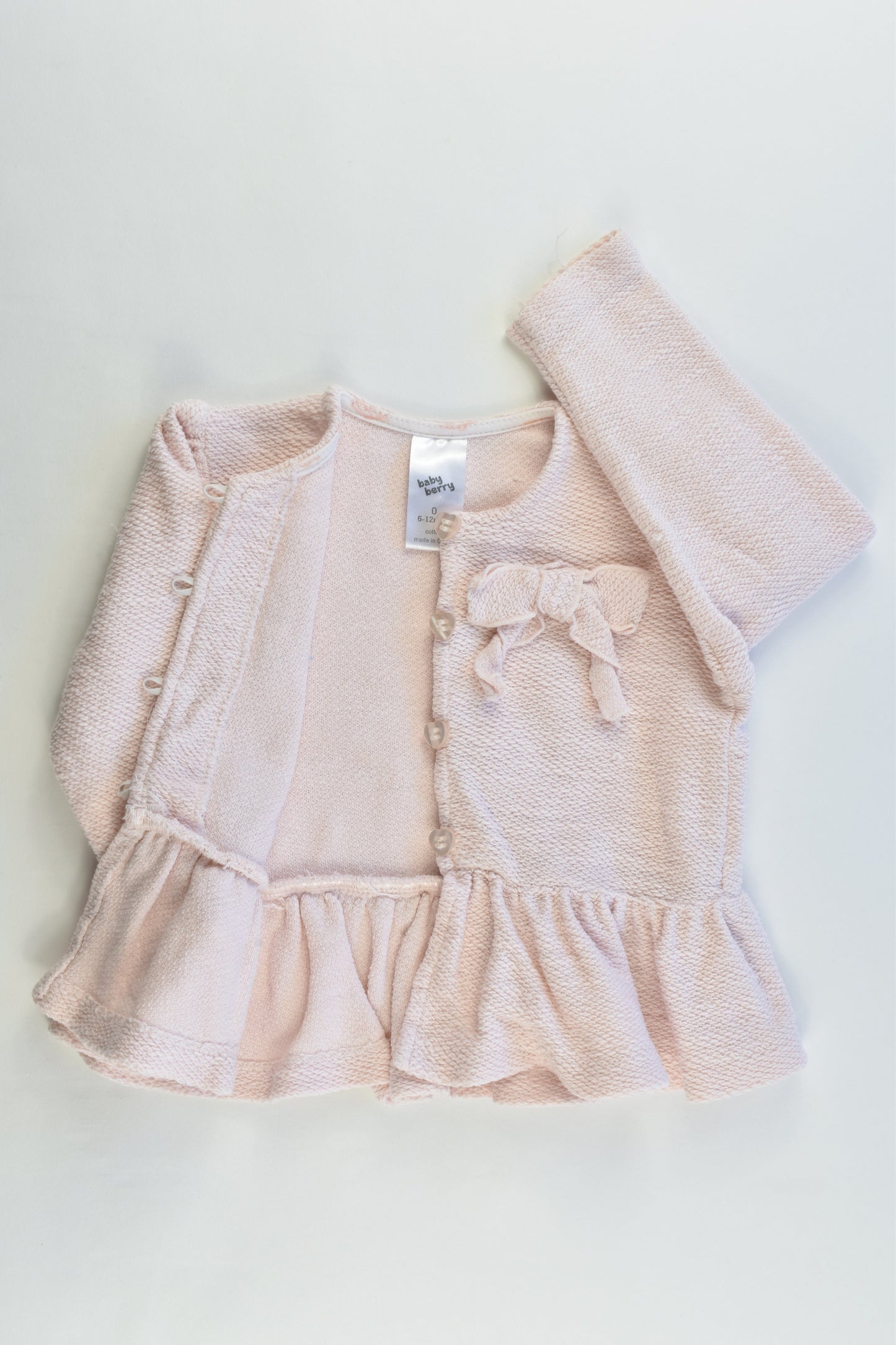 Baby Berry Size 0 Cotton Cardigan