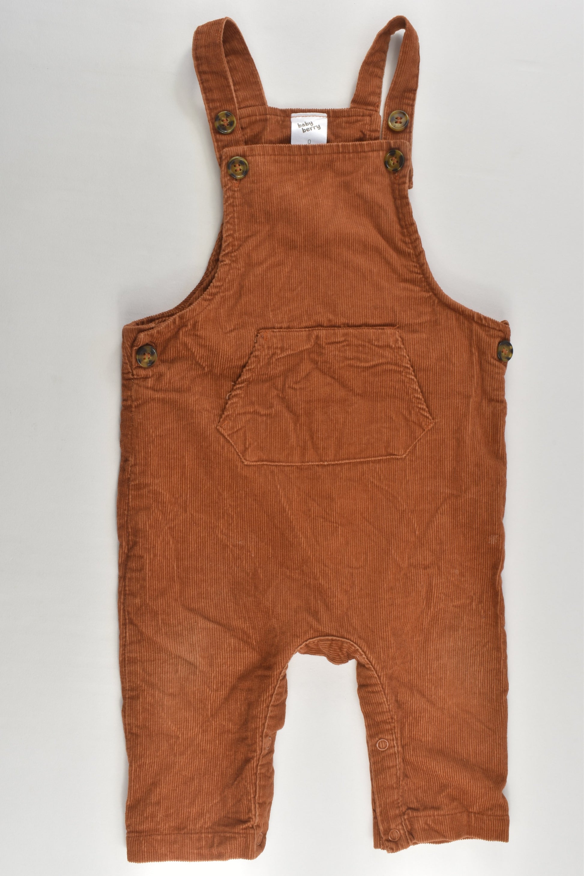 Baby Berry Size 0 Lightweight Cord Overalls