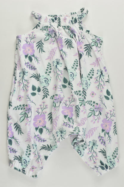 Baby Berry Size 00 (3-6 months) Floral Playsuit