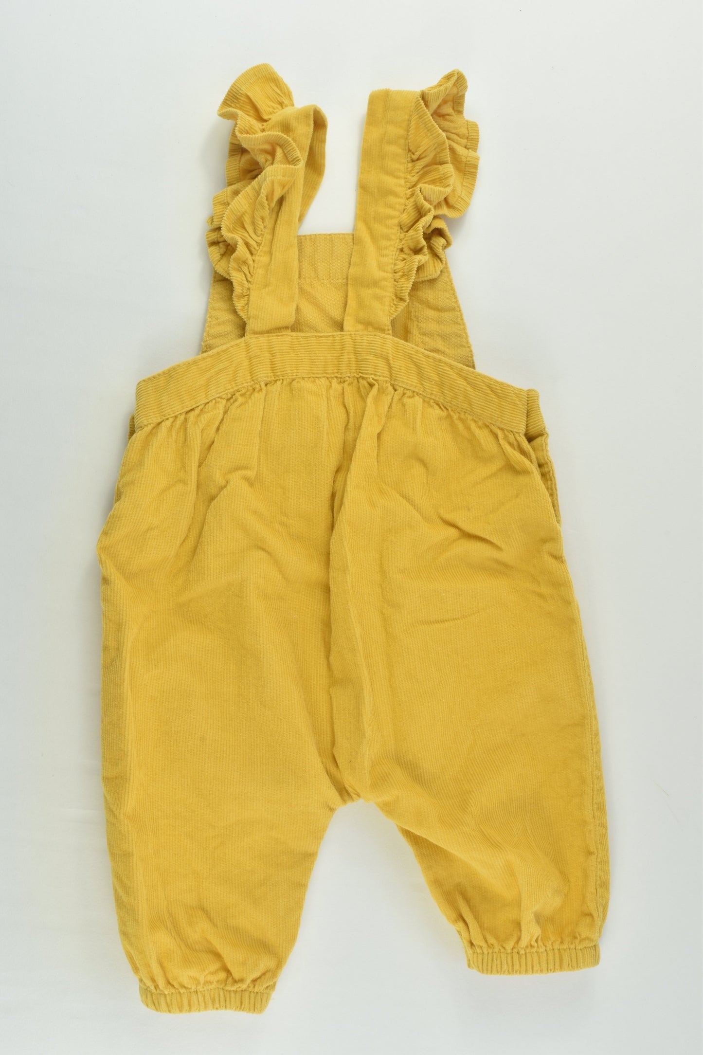 Baby Berry Size 00 (3-6 months) Lightweight Mustard Cord Overalls