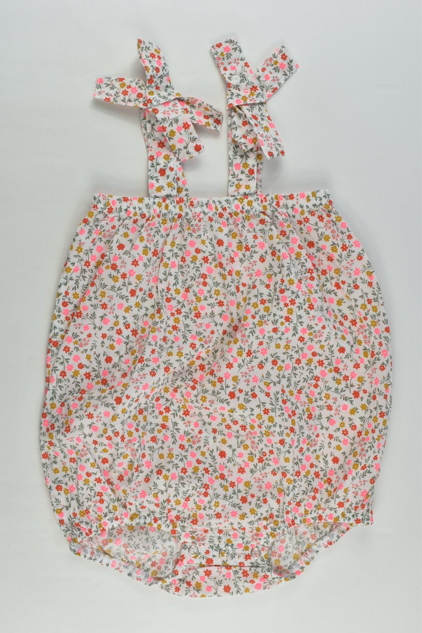 Baby Berry Size 1 (12-18 months) Floral Summer Romper