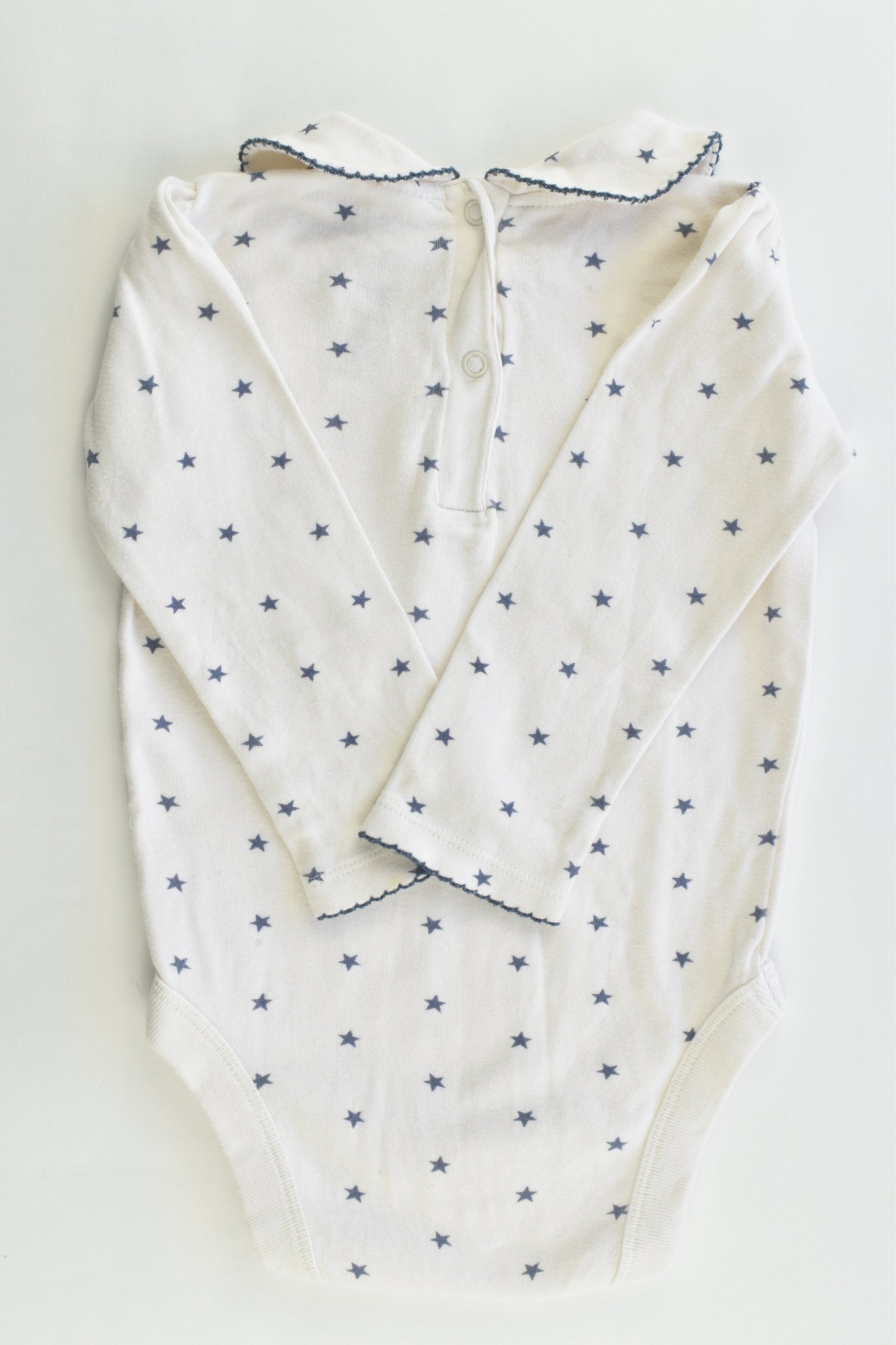 Baby Boden Size 12-18 months Stars Bodysuit