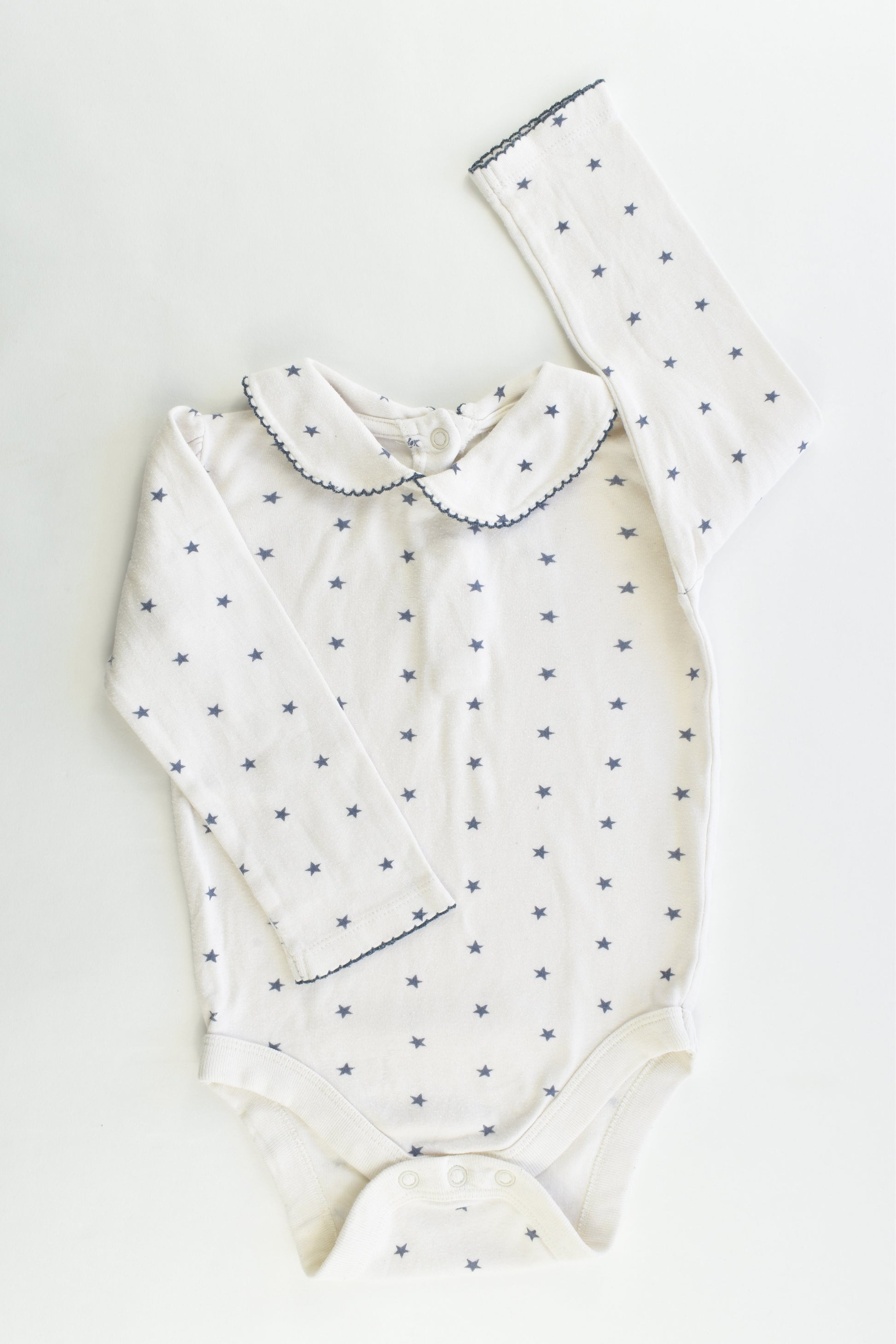 Baby Boden Size 12-18 months Stars Bodysuit
