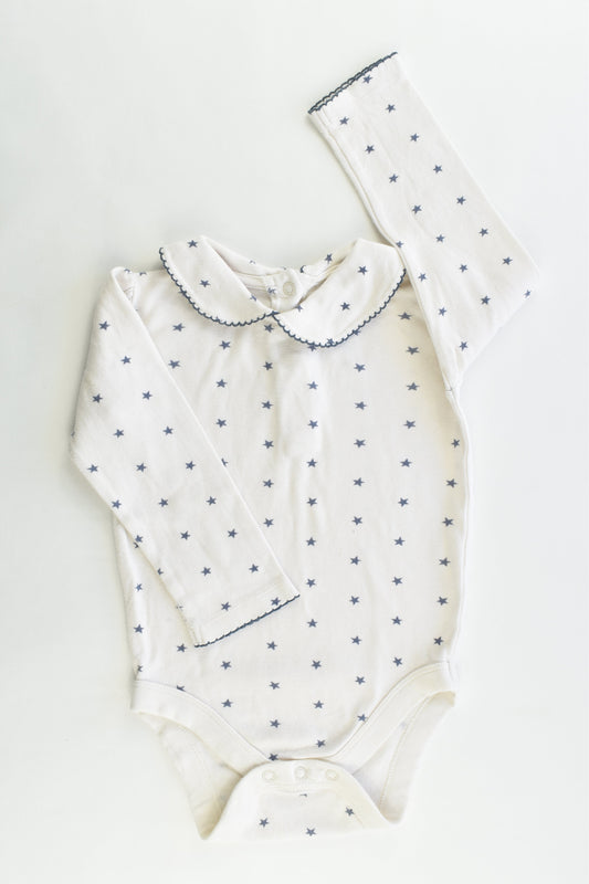Baby Boden Size 12-18 months Stars Bodysuit