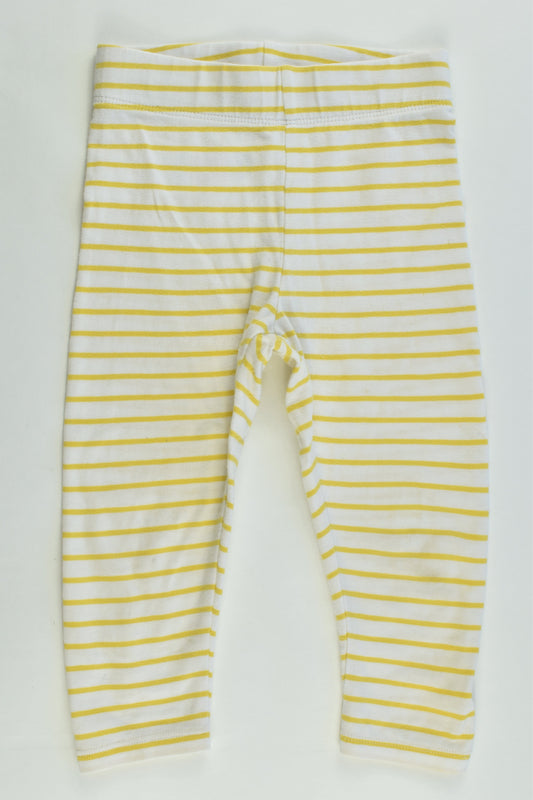 Baby Boden Size 12-18 months Striped Leggins