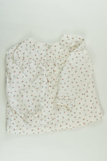Baby Boden Size 2 (18-24 months) Lined Smocked Blouse