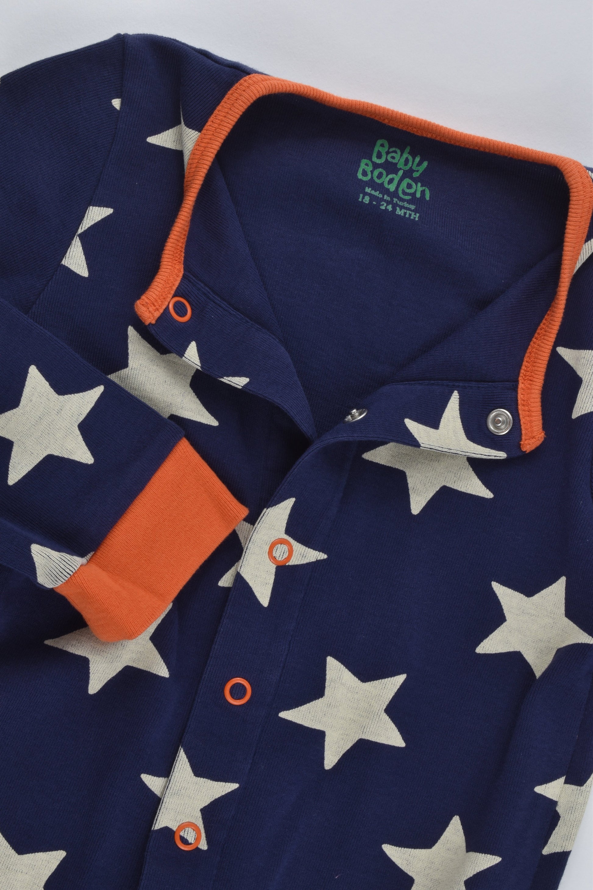 Baby Boden Size 2 (18-24 months) Stars Romper