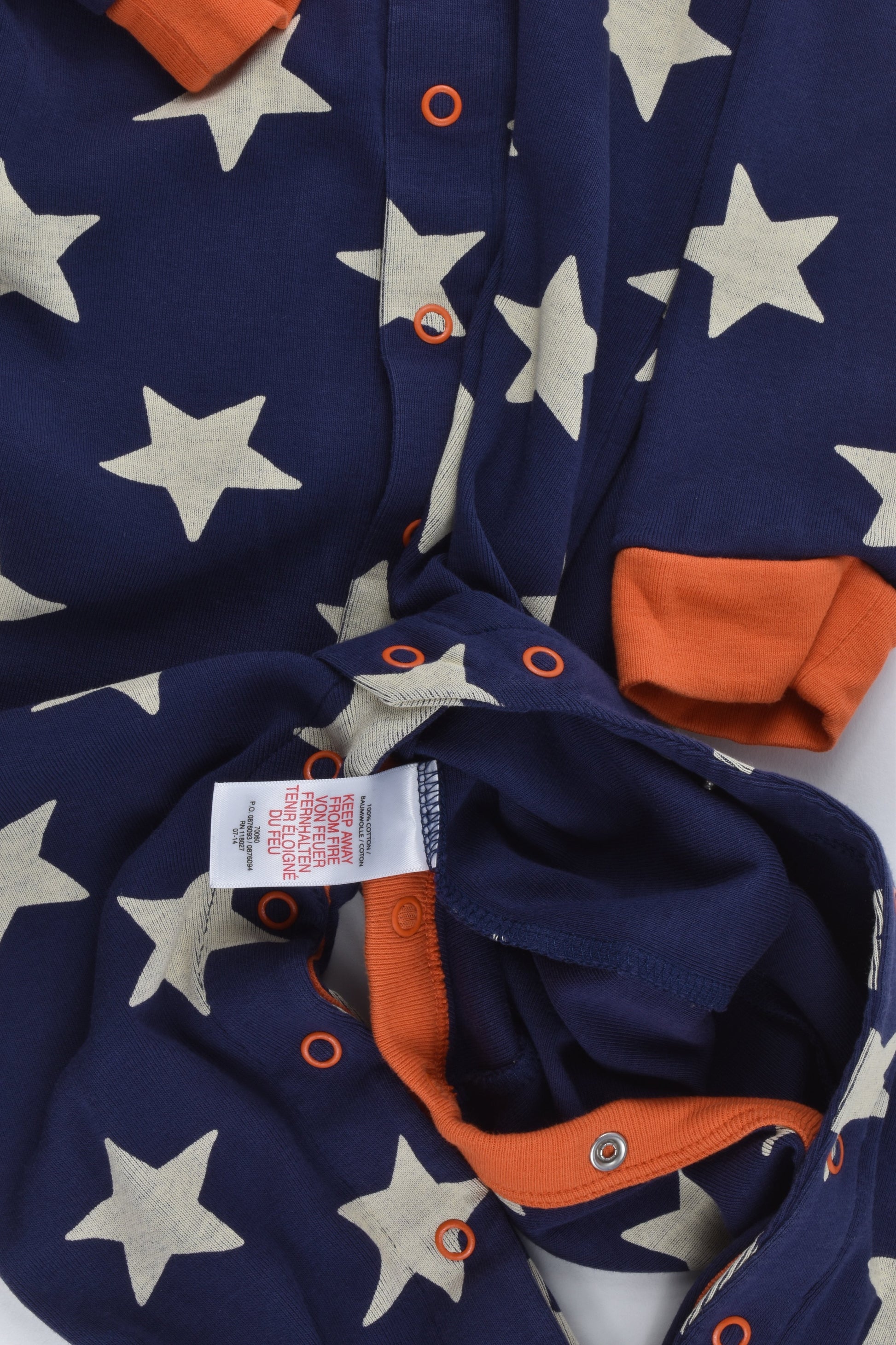 Baby Boden Size 2 (18-24 months) Stars Romper
