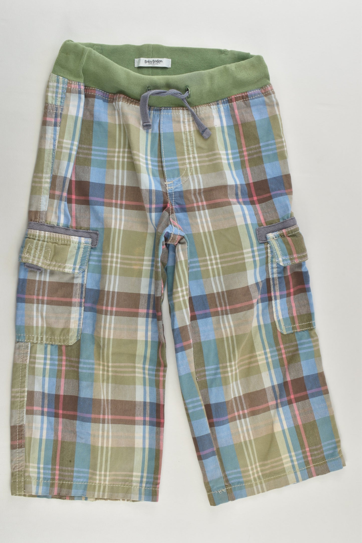 Baby Boden Size 2-3 Checked Pants