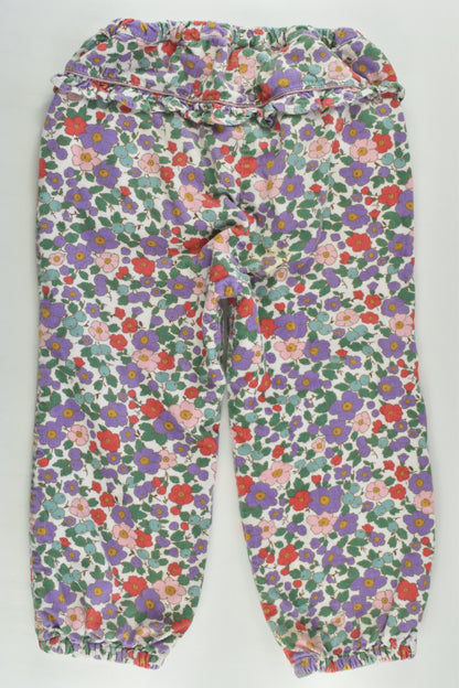 Baby Boden Size 2-3 Liberty Print Lined Cord Pants