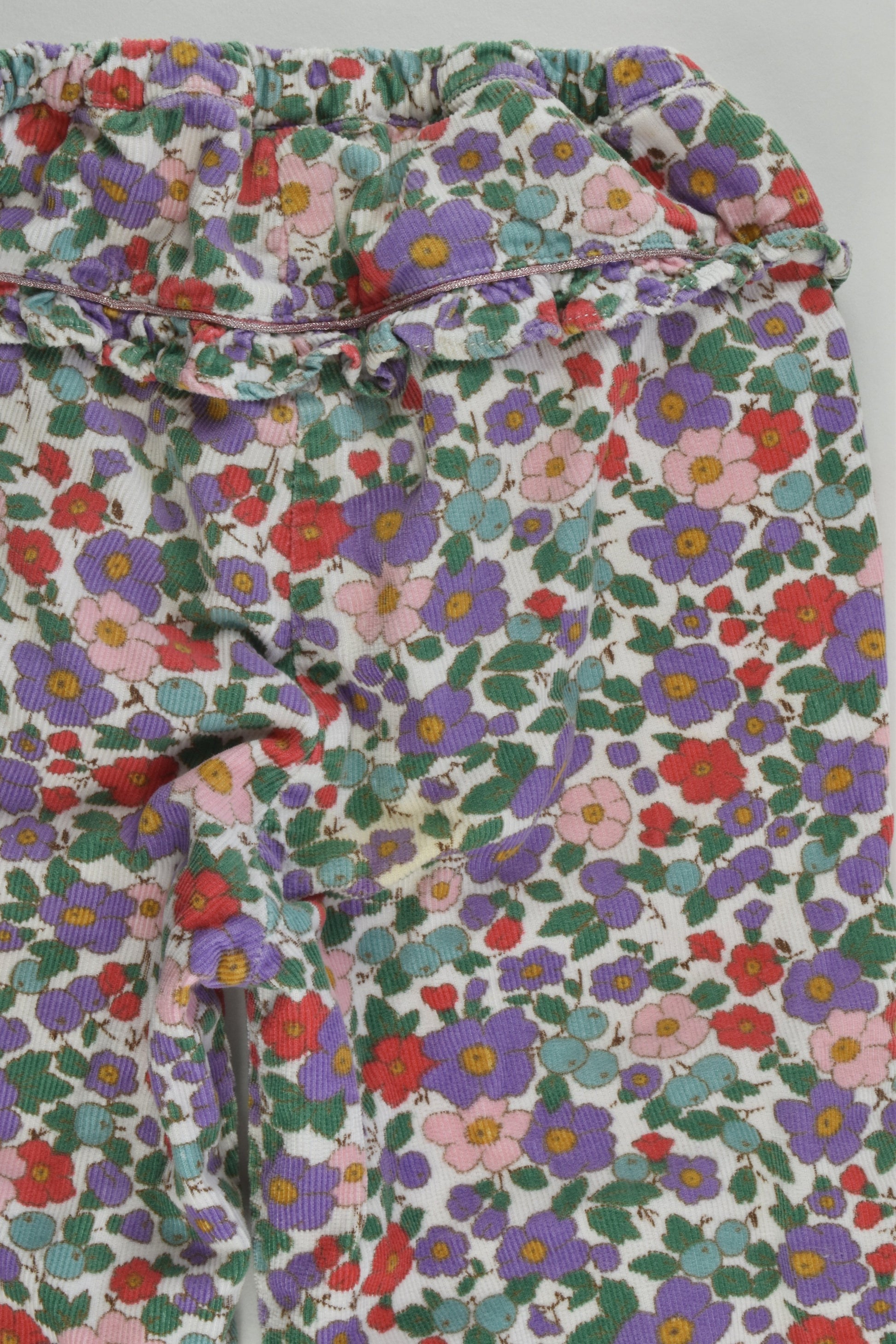 Baby Boden Size 2-3 Liberty Print Lined Cord Pants