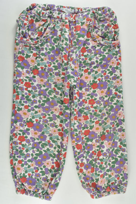 Baby Boden Size 2-3 Liberty Print Lined Cord Pants