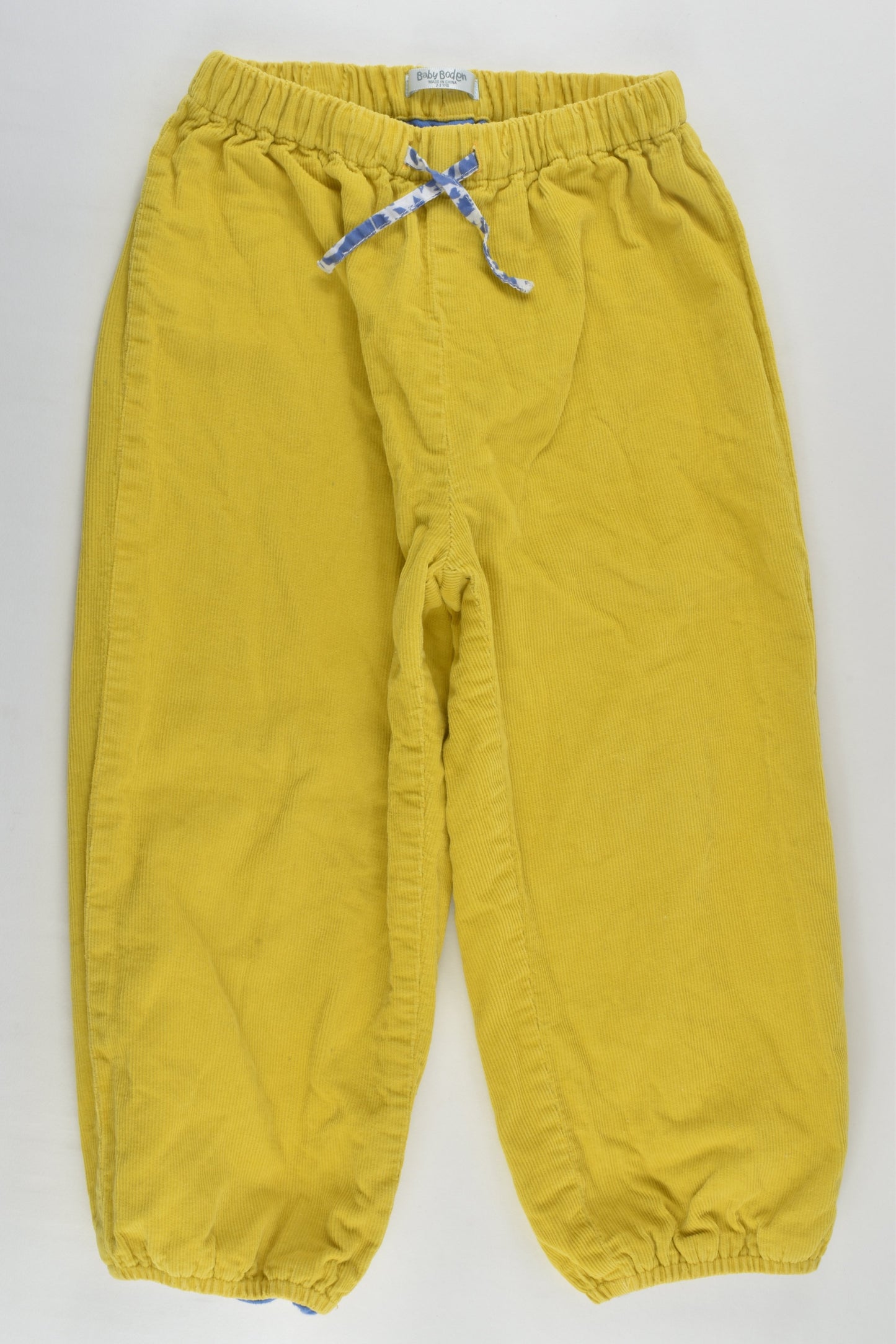 Baby Boden Size 2-3 Lined Cord Pants