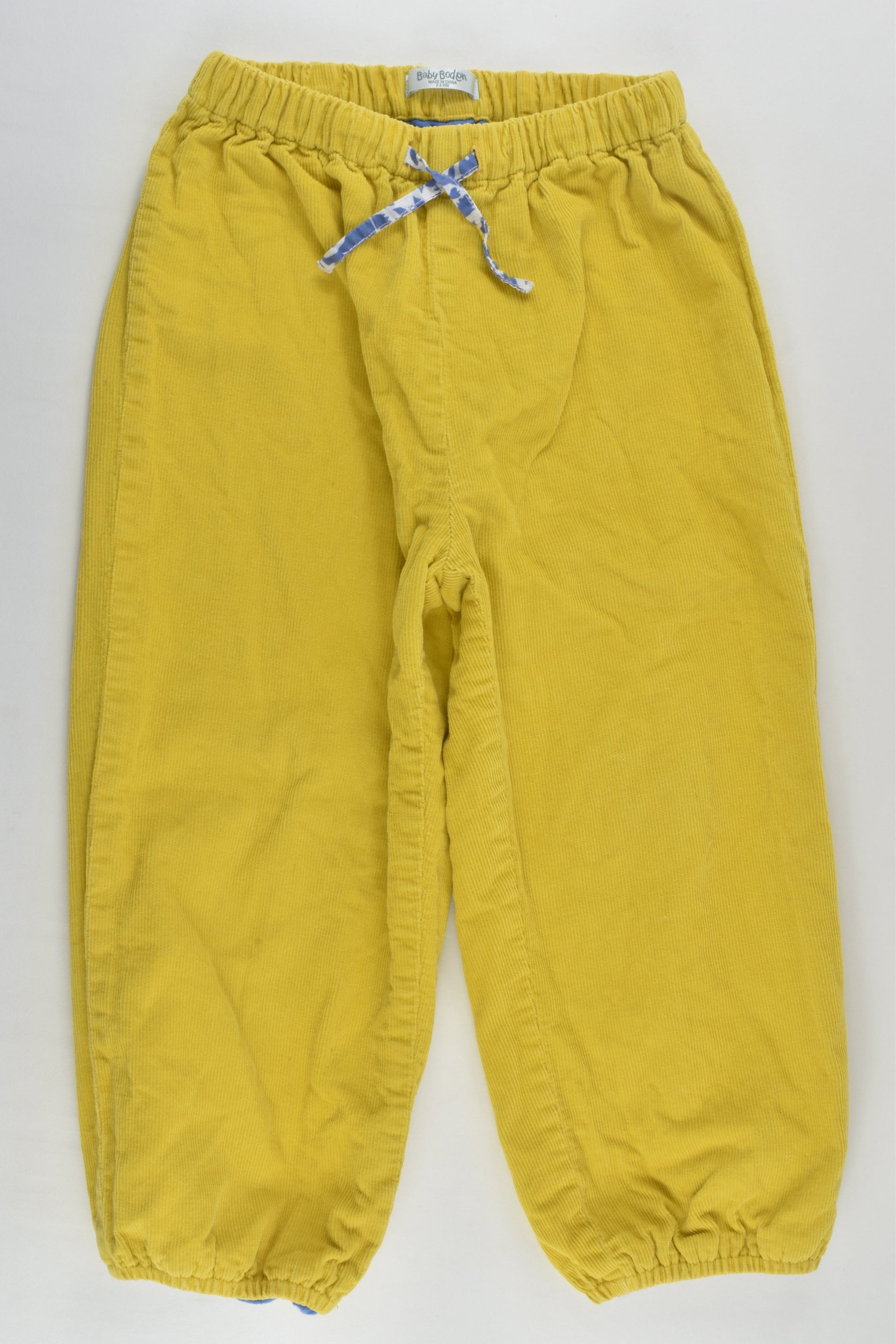 Baby Boden Size 2-3 Lined Cord Pants