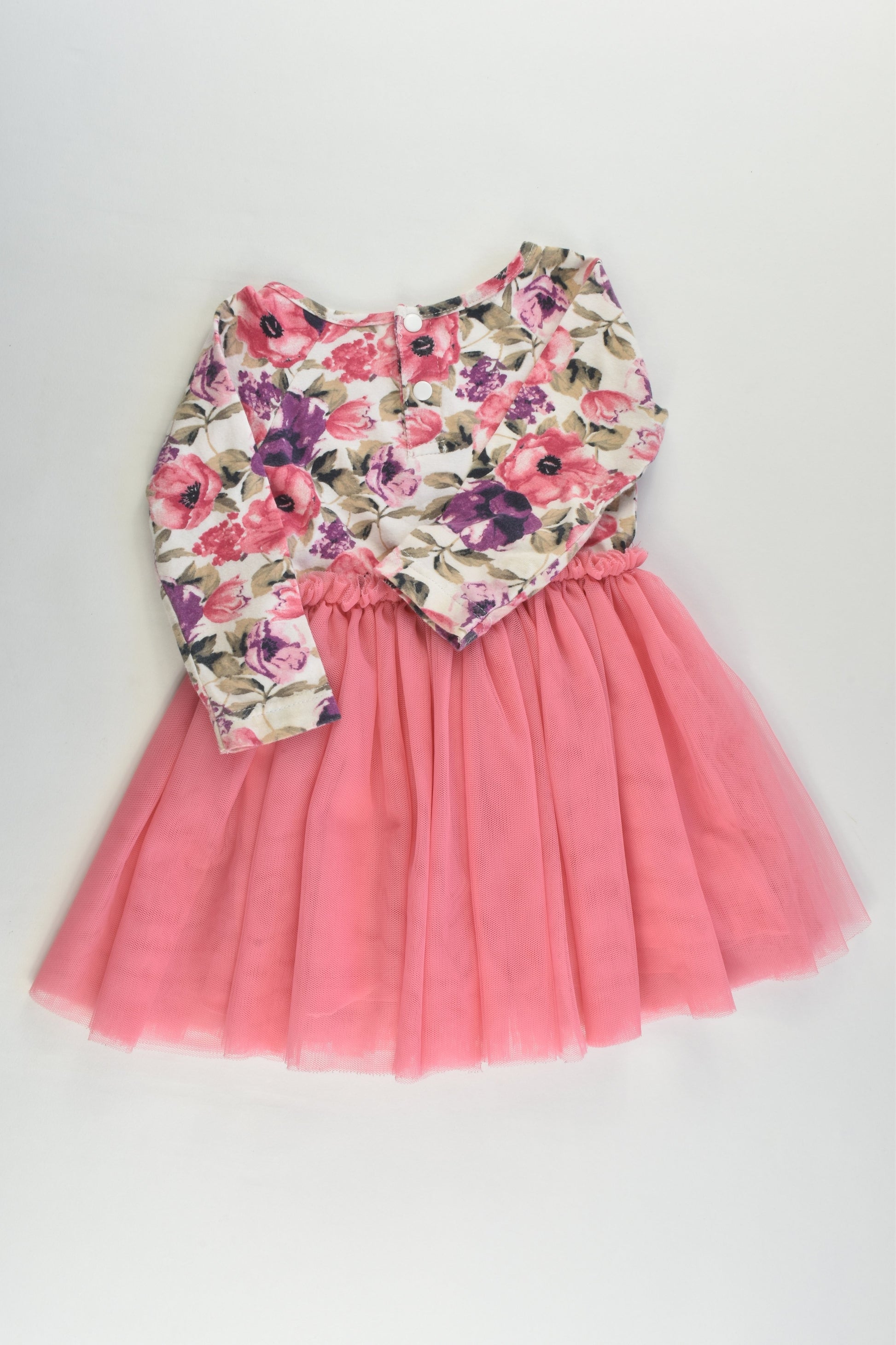 Baby Charlie & Me Size 0 (6-12 months) Floral Tulle Dress