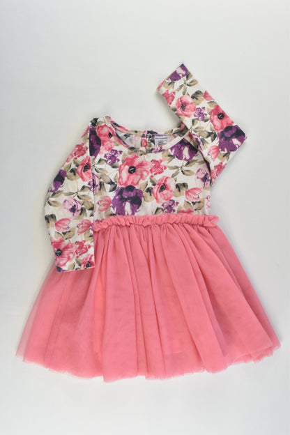 Baby Charlie & Me Size 0 (6-12 months) Floral Tulle Dress